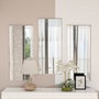 Hanah Home Mini Neom - Set de 3 Espejos Decorativos Transparentes